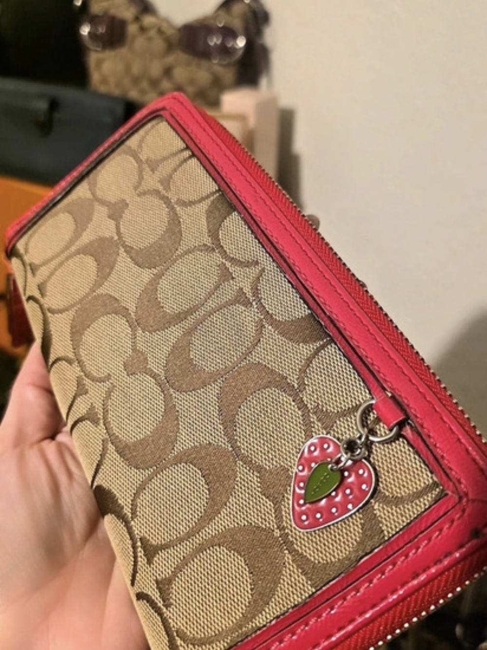 Coach Vintage Y2K Wallet With Charm